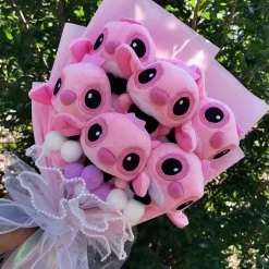 Bouquet de peluche Angel rose