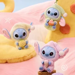 Box surprise peluche style Labubu Stitch