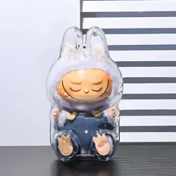 Coque protection peluche style Labubu assis