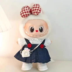 Ensemble de vêtements peluche type Labubu mignon