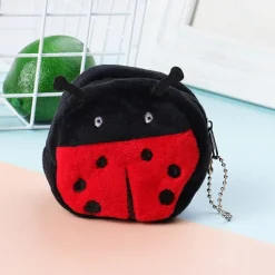 La coccinelle - petit sac en peluche