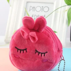 La framboise câlin - petit sac en peluche
