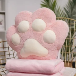 La patte de chat - peluche réchauffe main