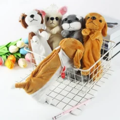 Le chien saucisse - trousse en peluche