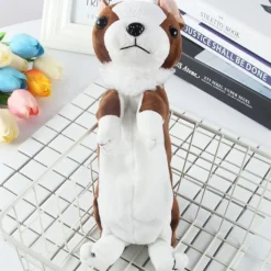 Le chien saucisse - trousse en peluche