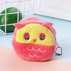 Le hibou câlin - petit sac en peluche