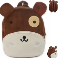 L'ours à monocle - sac à dos en peluche