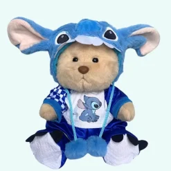 Ours en peluche déguisé en stitch