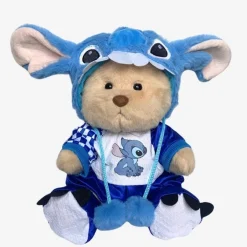 Ours en peluche déguisé en stitch