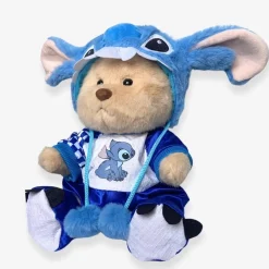 Ours en peluche déguisé en stitch