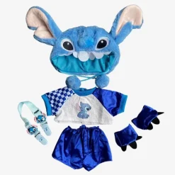 Ours en peluche déguisé en stitch