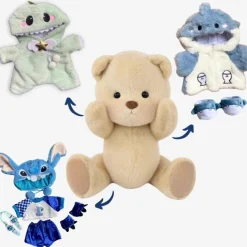 Ours en peluche déguisé en stitch