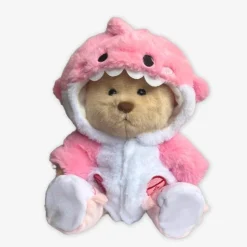 Ours en peluche déguisé en requin