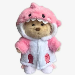 Ours en peluche déguisé en requin