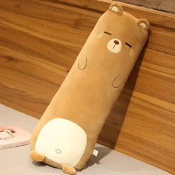 Ours en peluche géant brun endormi