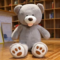 Ours en peluche géant coloré et souriant