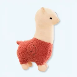Peluche alpaga robe colorée doux et câlin enfant