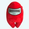 Peluche Among Us rouge personnage amusant doux