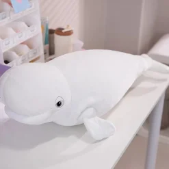 Peluche baleine à bosse blanche