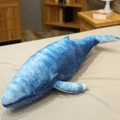 Peluche baleine géante bleue tacheté