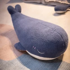 Peluche baleine grande et bleue