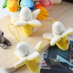 Peluche banane jaune amusante douce et originale