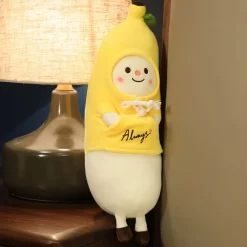 Peluche banane Kawaii douce moelleuse chambre enfant