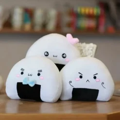Peluche bol de riz squishmallow blanc et noir