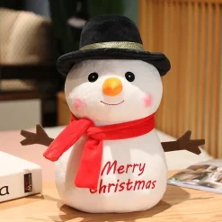 Peluche bonhomme de neige de noël