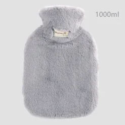 Peluche bouillotte à fourrure