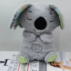 Peluche bruit blanc koala doudou gris