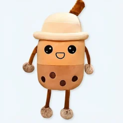 Peluche Bubble Tea Boba moelleux kawaii déco chambre