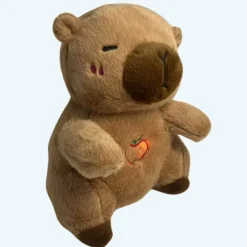 Peluche capybara qui respire berceuses bruits blancs