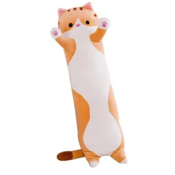 Peluche chat long aux petites pattes
