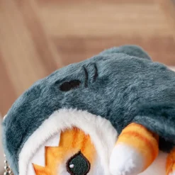 Peluche chat requin doux câlin enfant déguisement amusant