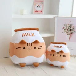 Peluche chat squishmallow brique de lait chocolat