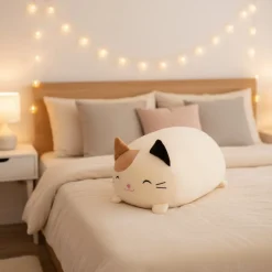 Peluche chat squishmallow bicolore content