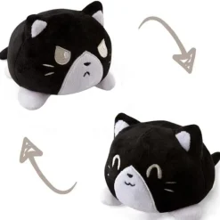 Peluche chats réversible coloré
