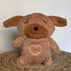 Peluche chien veilleuse douce nuit apaisante enfant