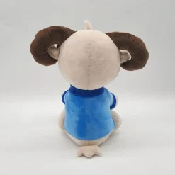 Peluche chèvre douce câline pour enfants laineux