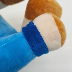 Peluche chèvre douce câline pour enfants laineux
