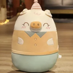 Peluche cochon squishmallow joyeux