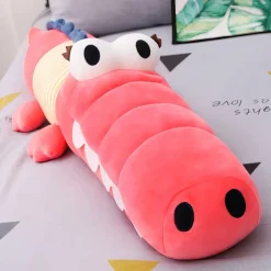 Peluche crocodile vert doux enfant câlin amusant