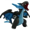 Peluche Dracaufeu X géant noir doux collection Pokémon