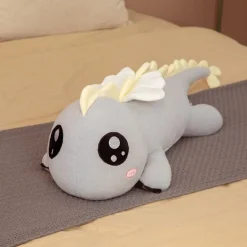 Peluche dragon géant aux gros yeux