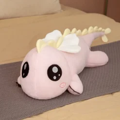 Peluche dragon géant aux gros yeux