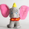 Peluche Dumbo éléphant doux gris bleu enfant câlin