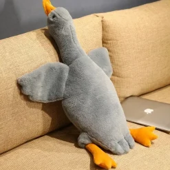 Peluche géante canard aux petites ailes