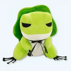 Peluche grenouille rigolote chapeau doux enfant