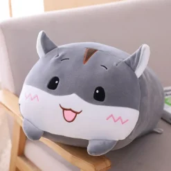 Peluche hamster squishmallow gris